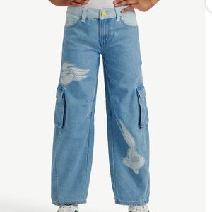 NWT Justice x Looney Tunes Jean, Size 16, Medium Wash